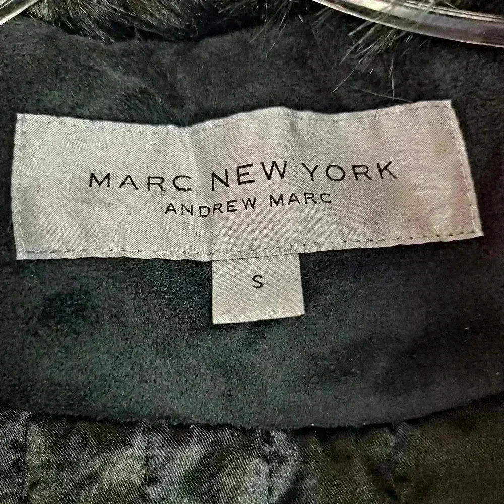 NWT MARC NEW YORK FAUX FUR VEST SIZE SMALL - Picture 3 of 8